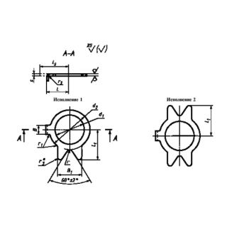 Шайбы стопорные с носком, класс точности А ГОСТ 13465-77 - фото - 1