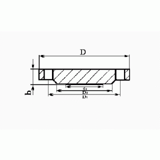 Фланцевая заглушка 100 - фото - 2